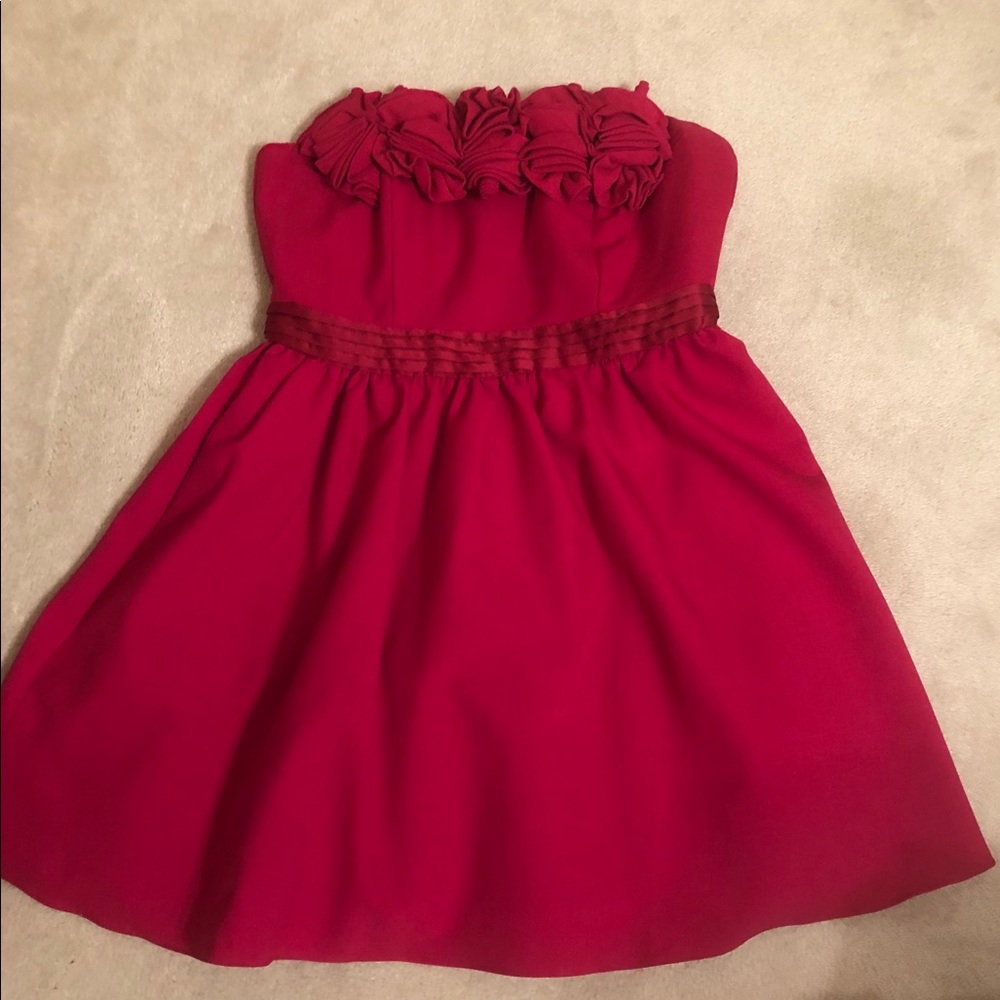 Strapless Rosette Dress - image 1